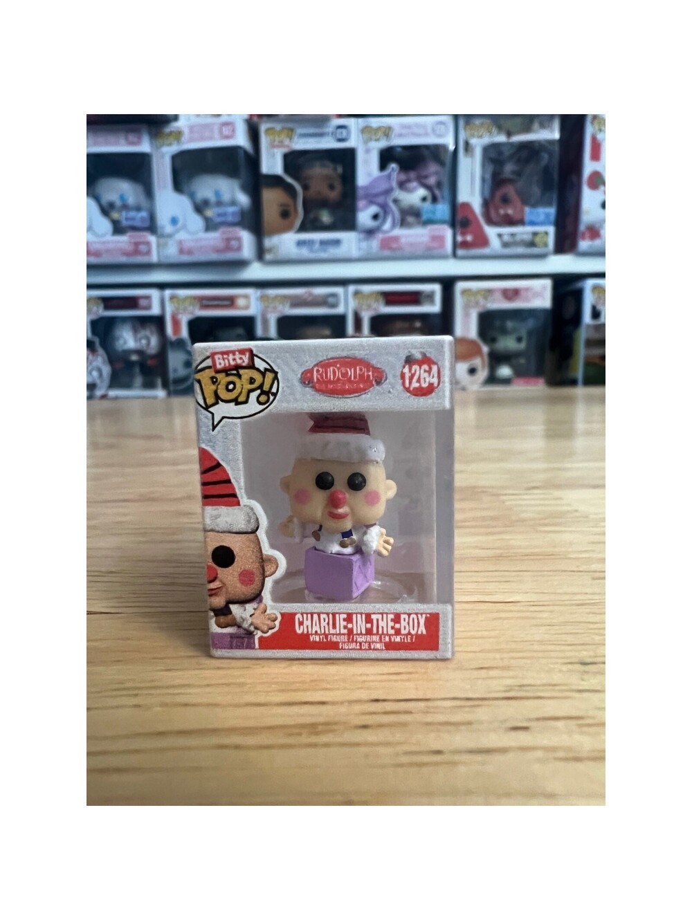 BITTY Charlie-In-The-Box 1" Funko Pop #1264 Rudolph Red-Nosed Reindeer Christmas